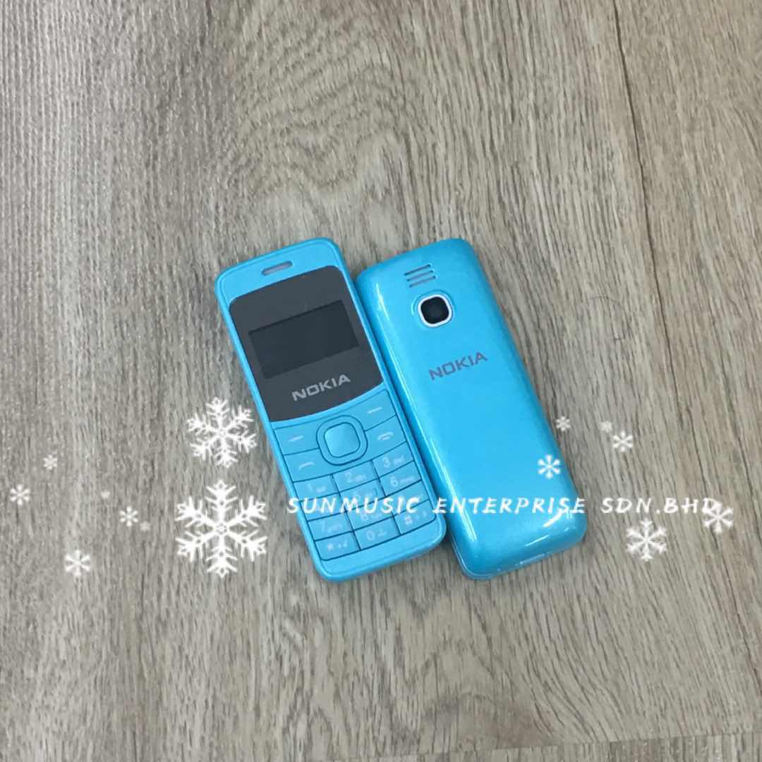 (Blue)NOKIA 8110 Super mini Body Wireless Bluetooth Dialer Phone(Ready Stock)